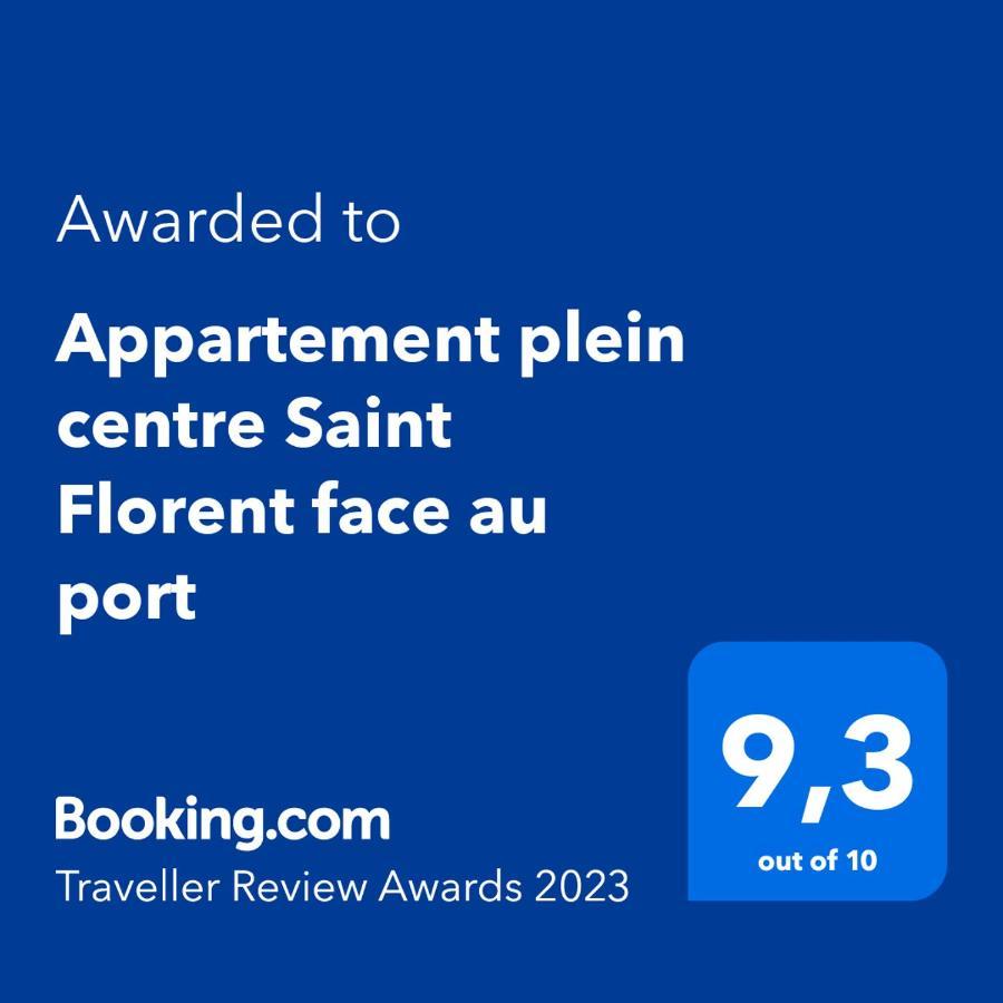 Appartement Plein Centre Saint Florent Face Au Port Kültér fotó